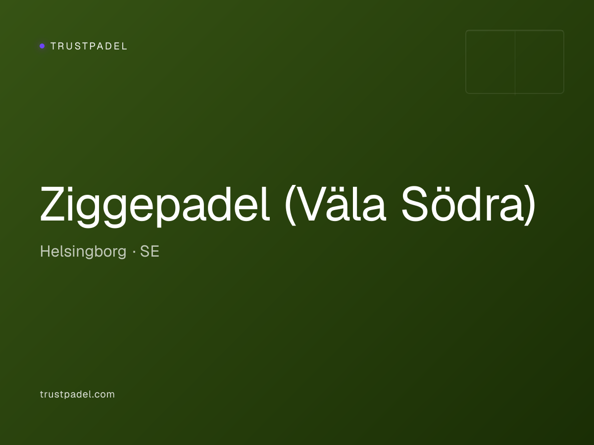 Ziggepadel (Väla Södra) padel club