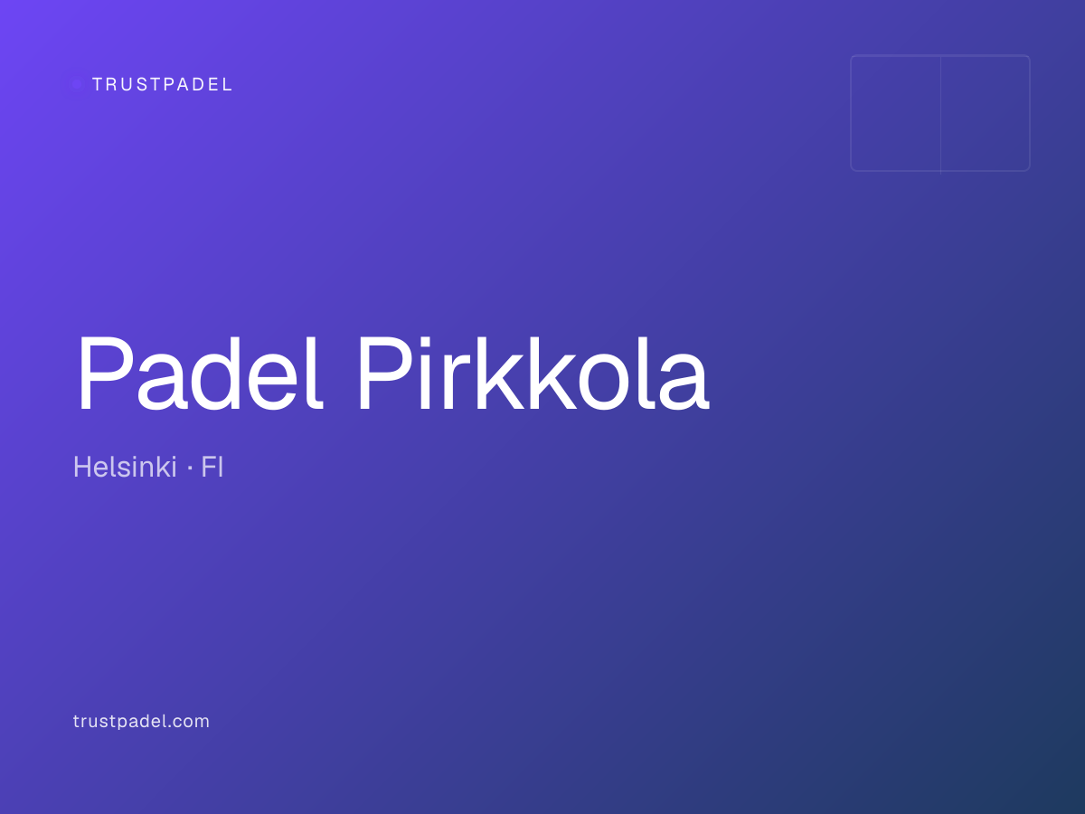 Padel Pirkkola padel club