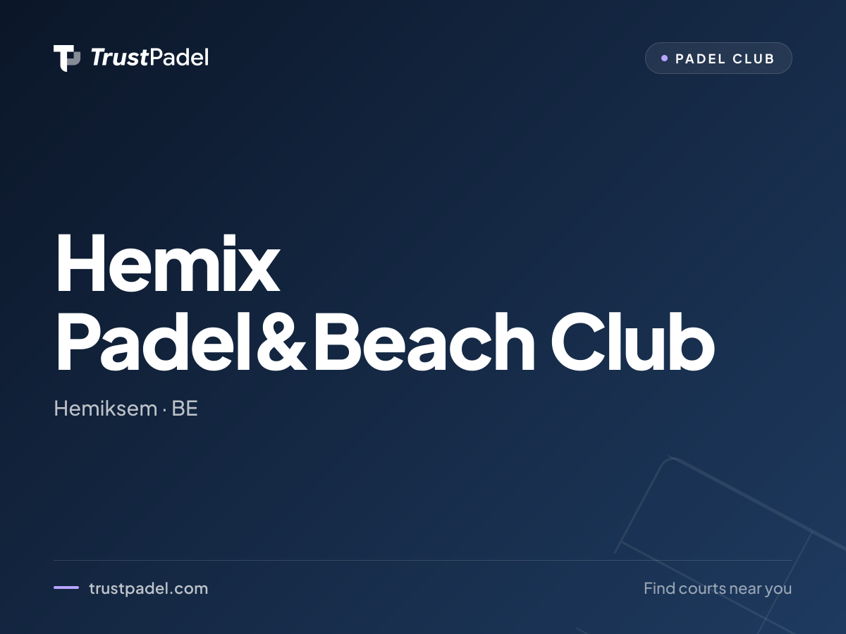Hemix Padel&Beach Club padel club