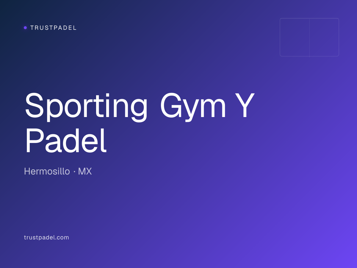 Sporting Gym Y Padel padel club