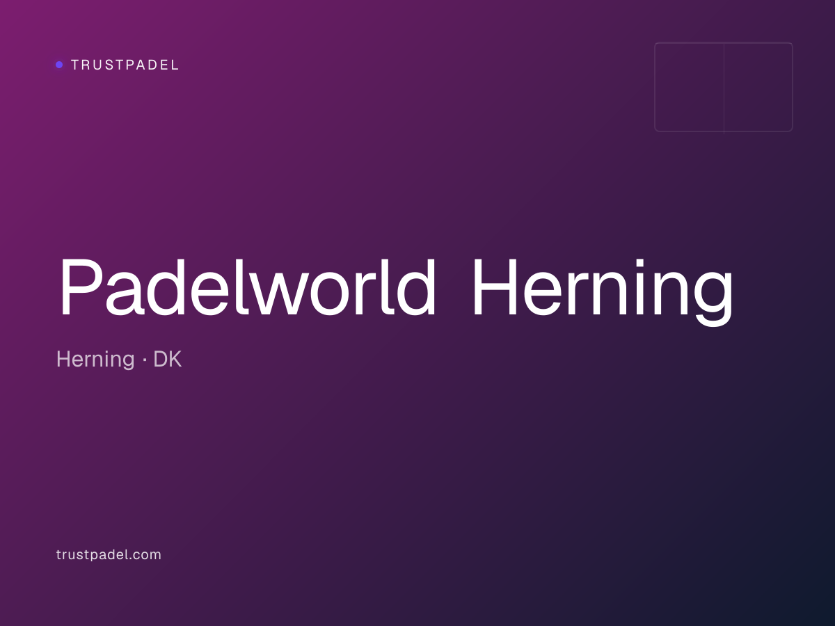 Padelworld Herning padel club
