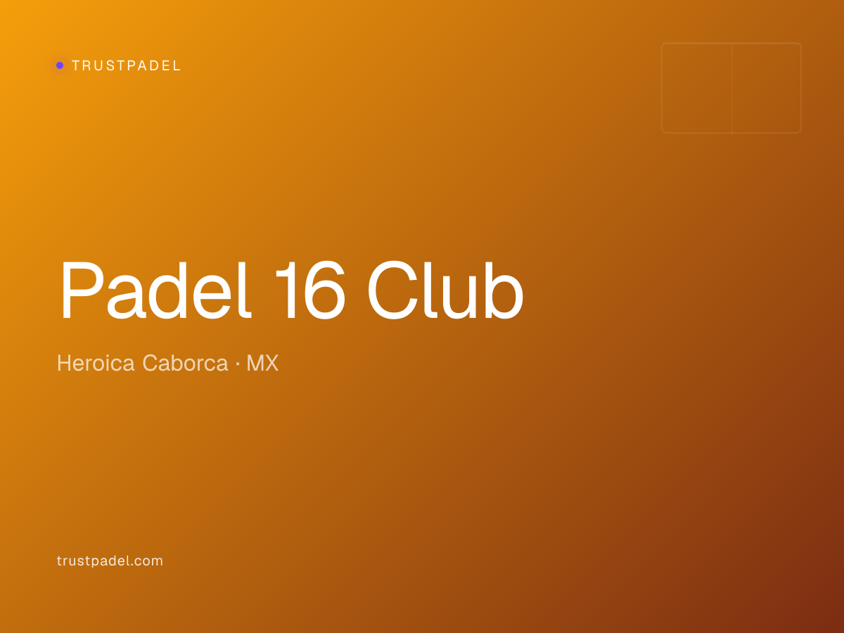 Padel 16 Club padel club
