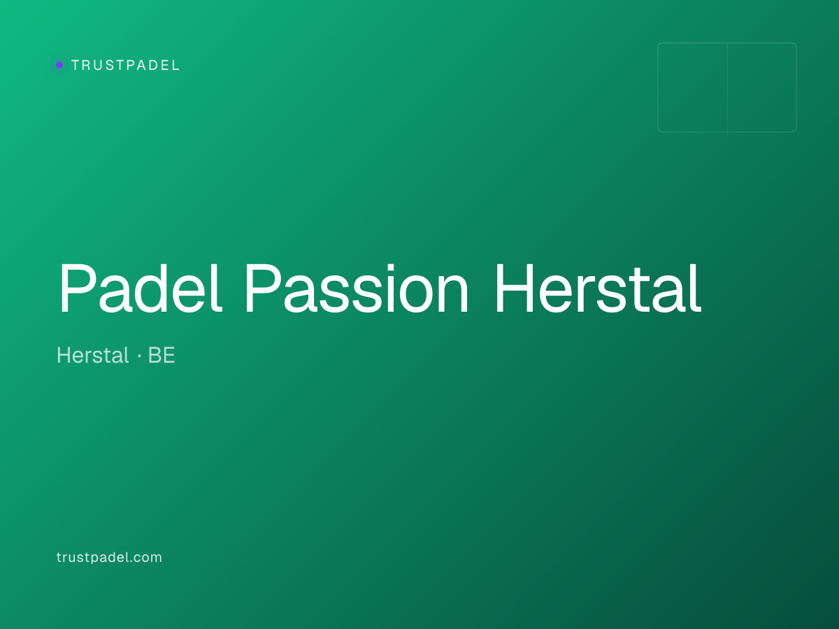 Padel Passion Herstal padel club