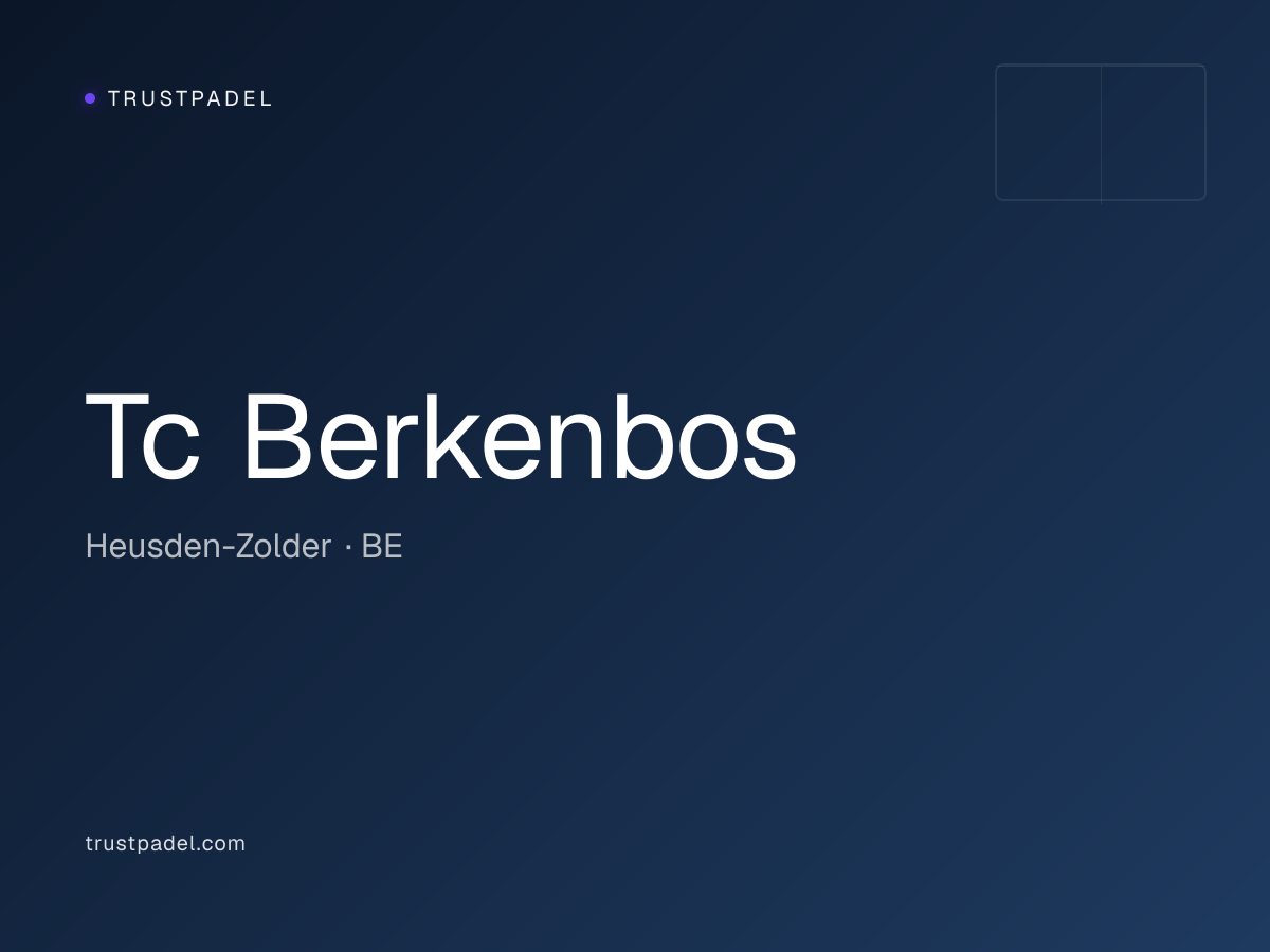 Tc Berkenbos padel club