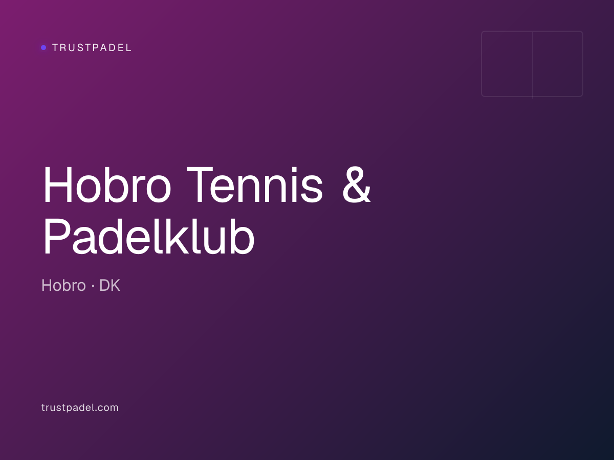 Hobro Tennis & Padelklub padel club
