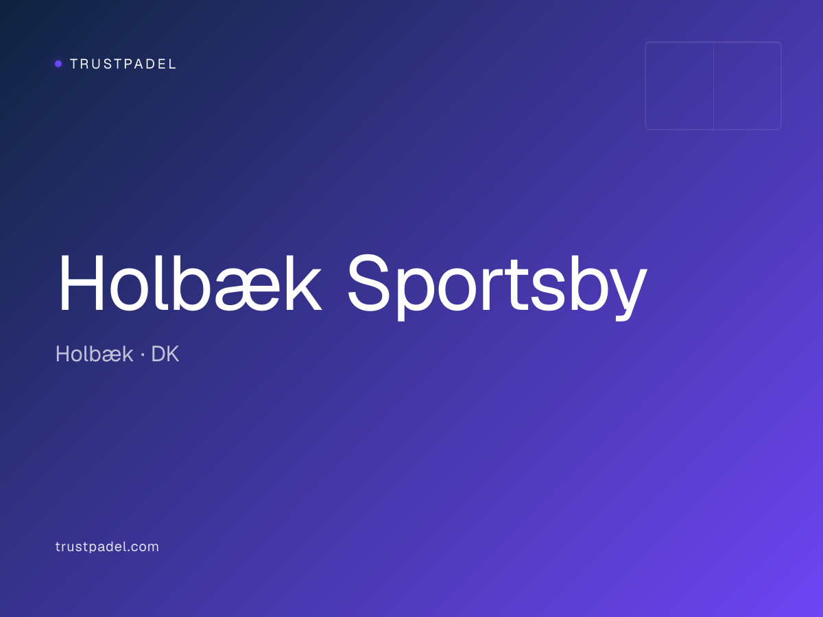 Holbæk Sportsby padel club