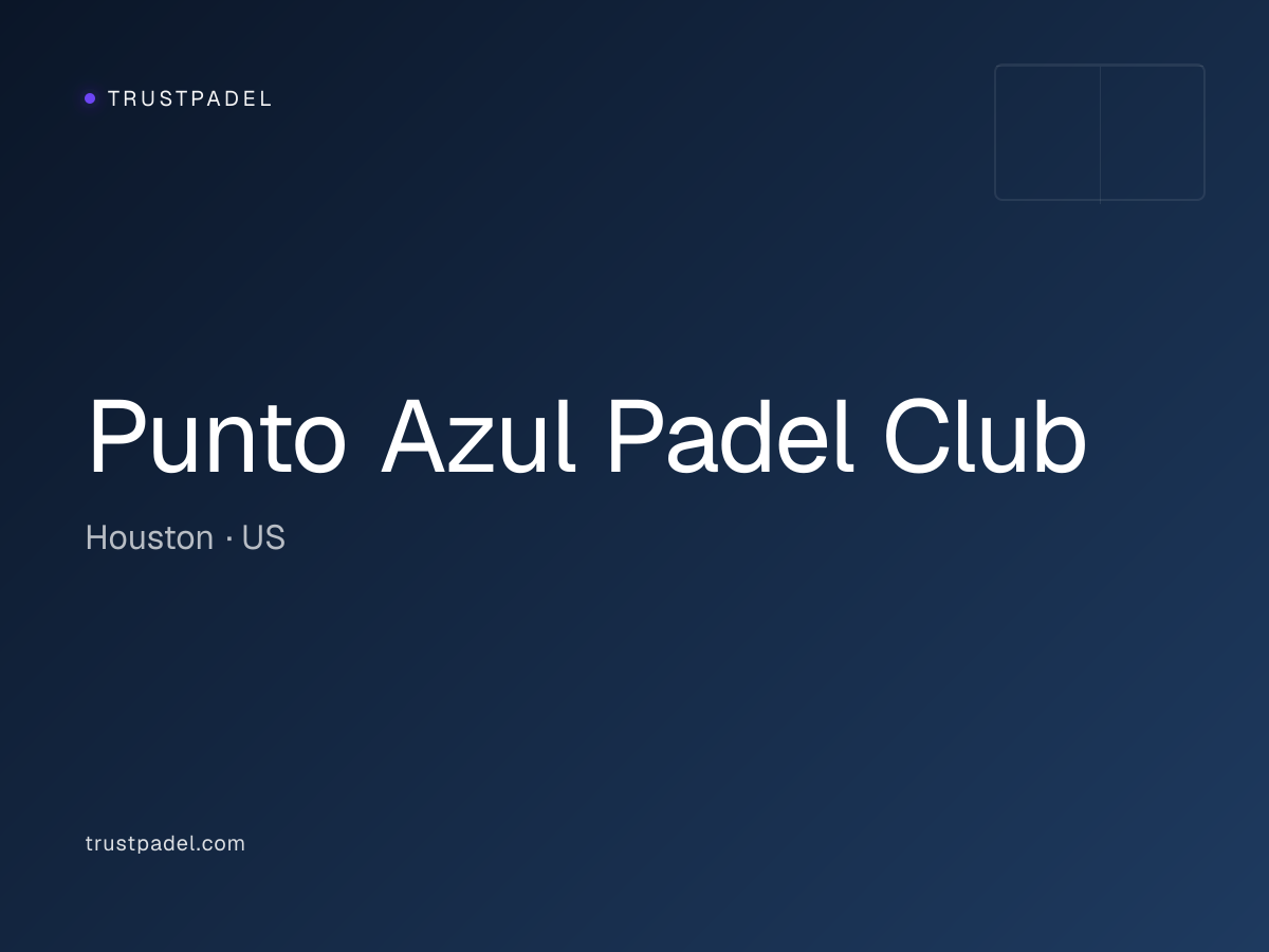 Punto Azul Padel Club padel club