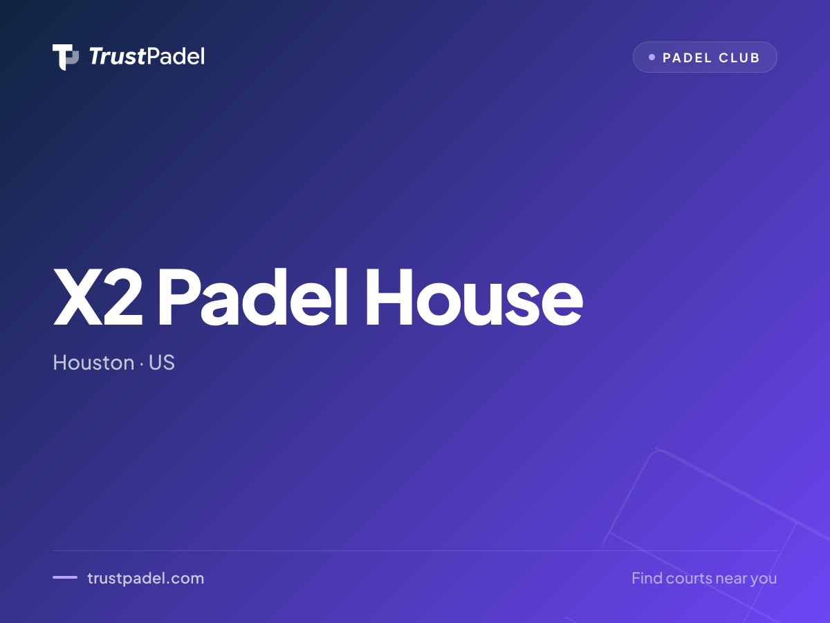 X2 Padel House padel club