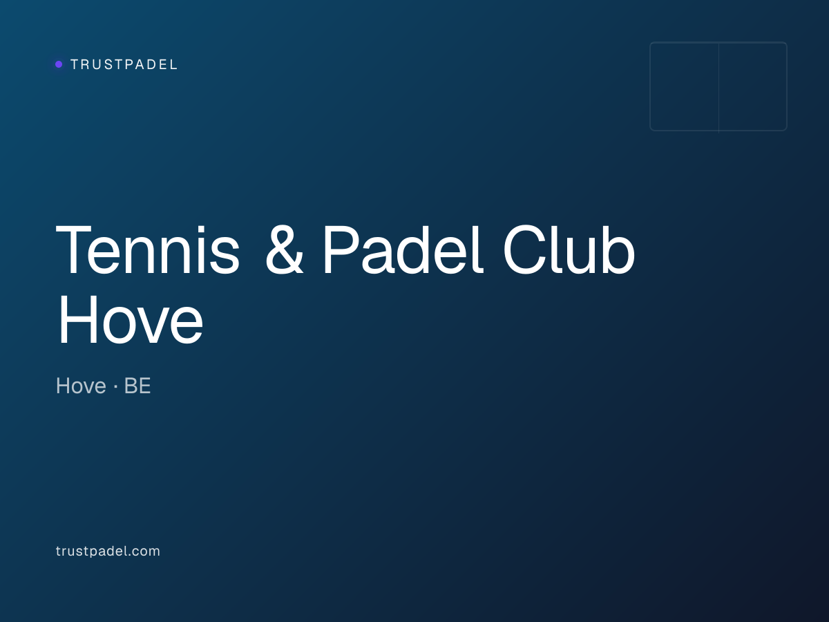 Tennis & Padel Club Hove padel club