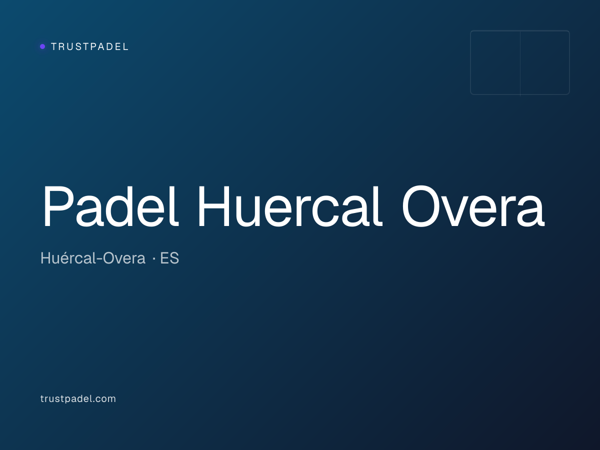 Padel Huercal Overa padel club