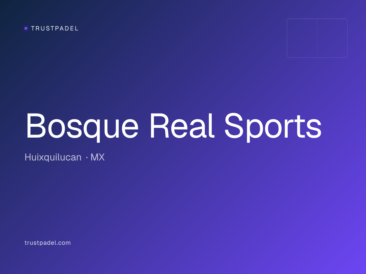 Bosque Real Sports padel club