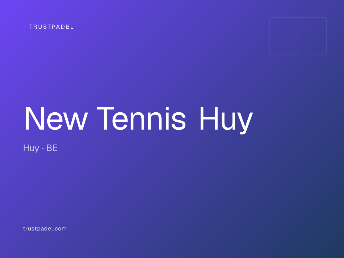 New Tennis Huy padel club