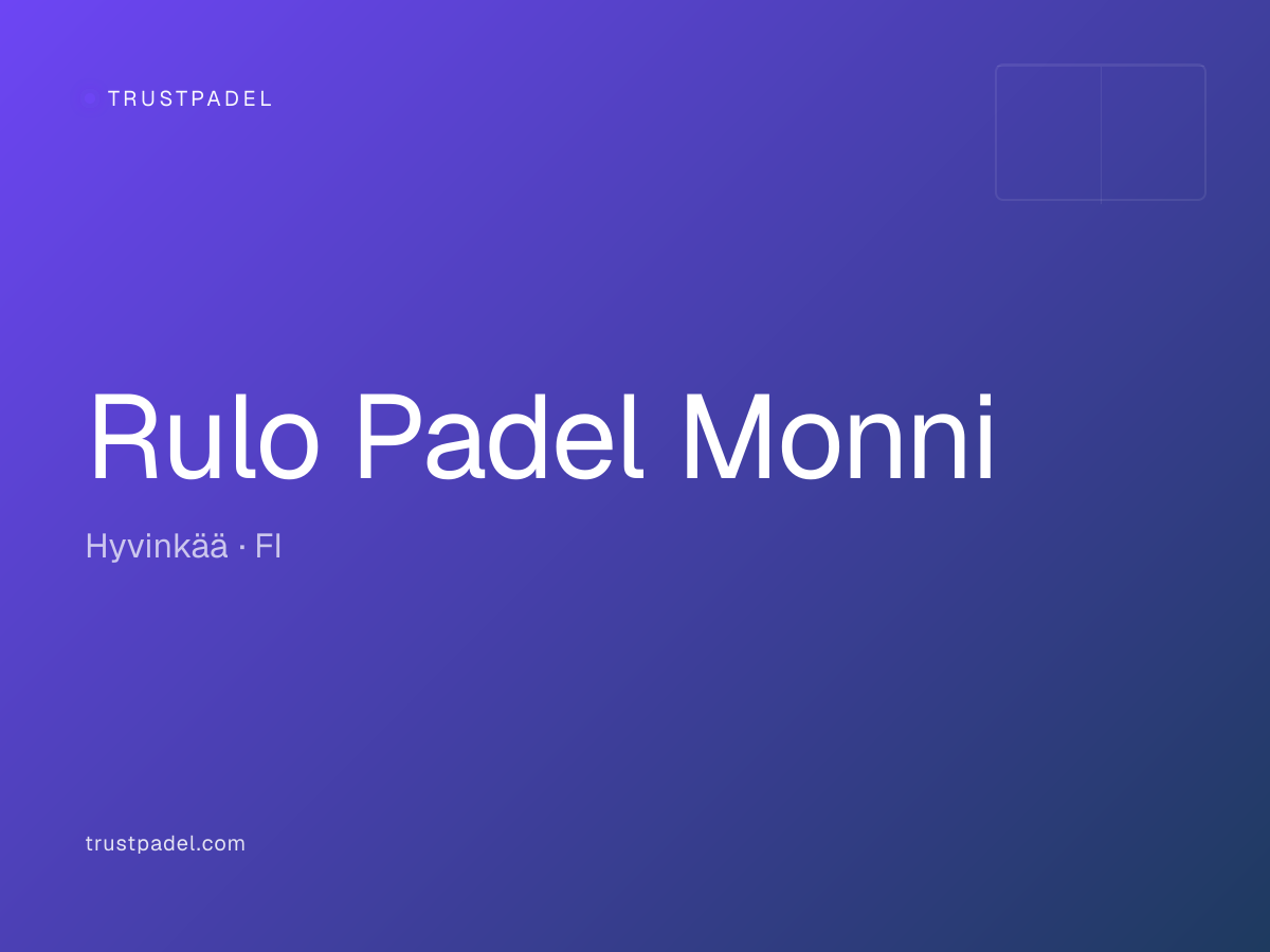 Rulo Padel Monni padel club