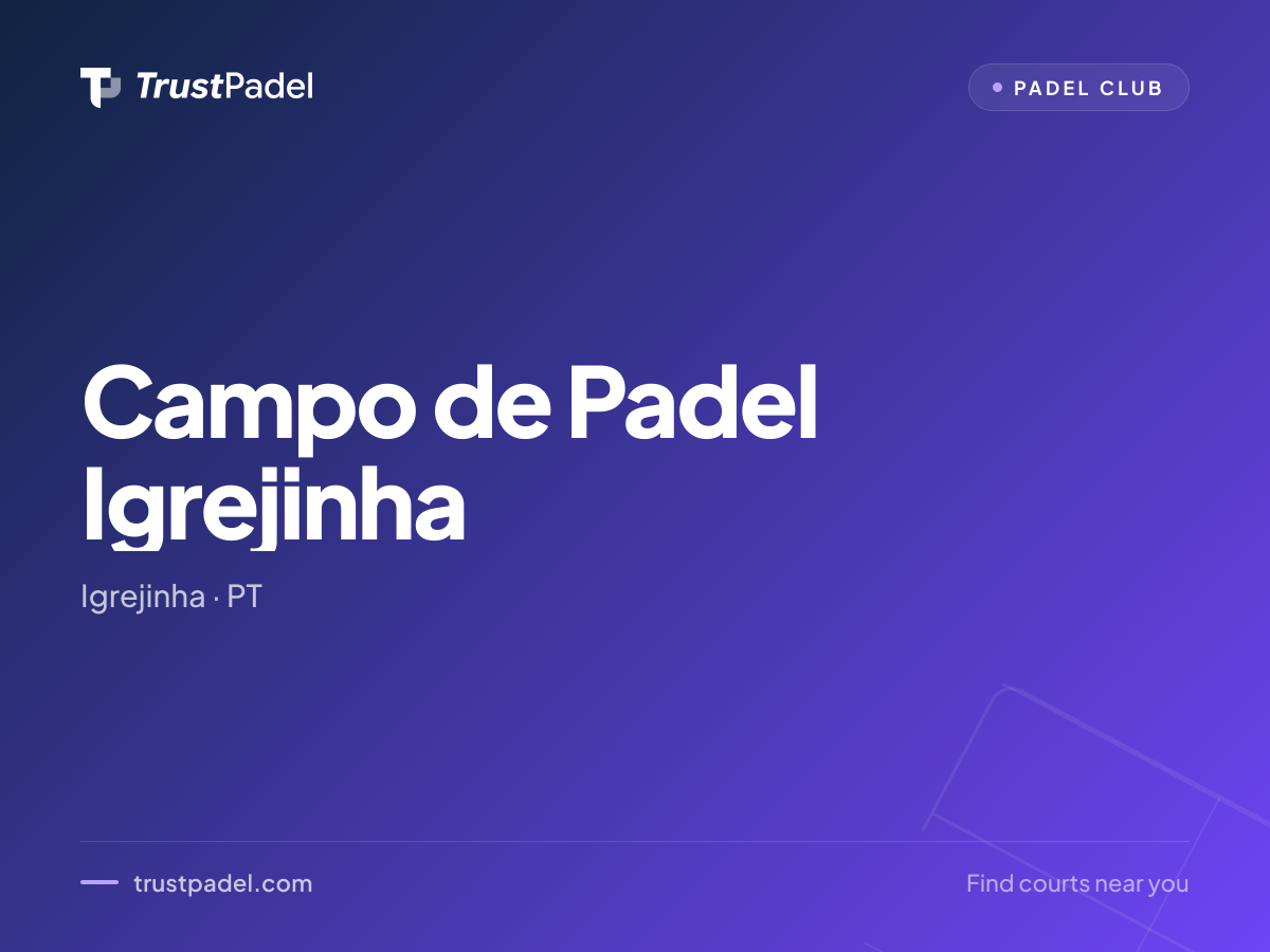 Campo de Padel Igrejinha padel club