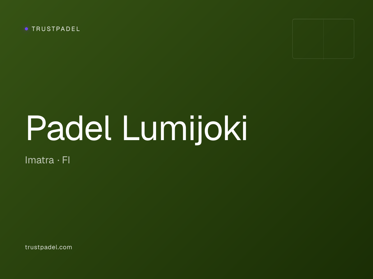Padel Lumijoki padel club