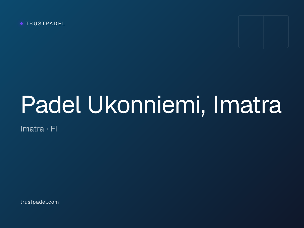 Padel Ukonniemi, Imatra padel club