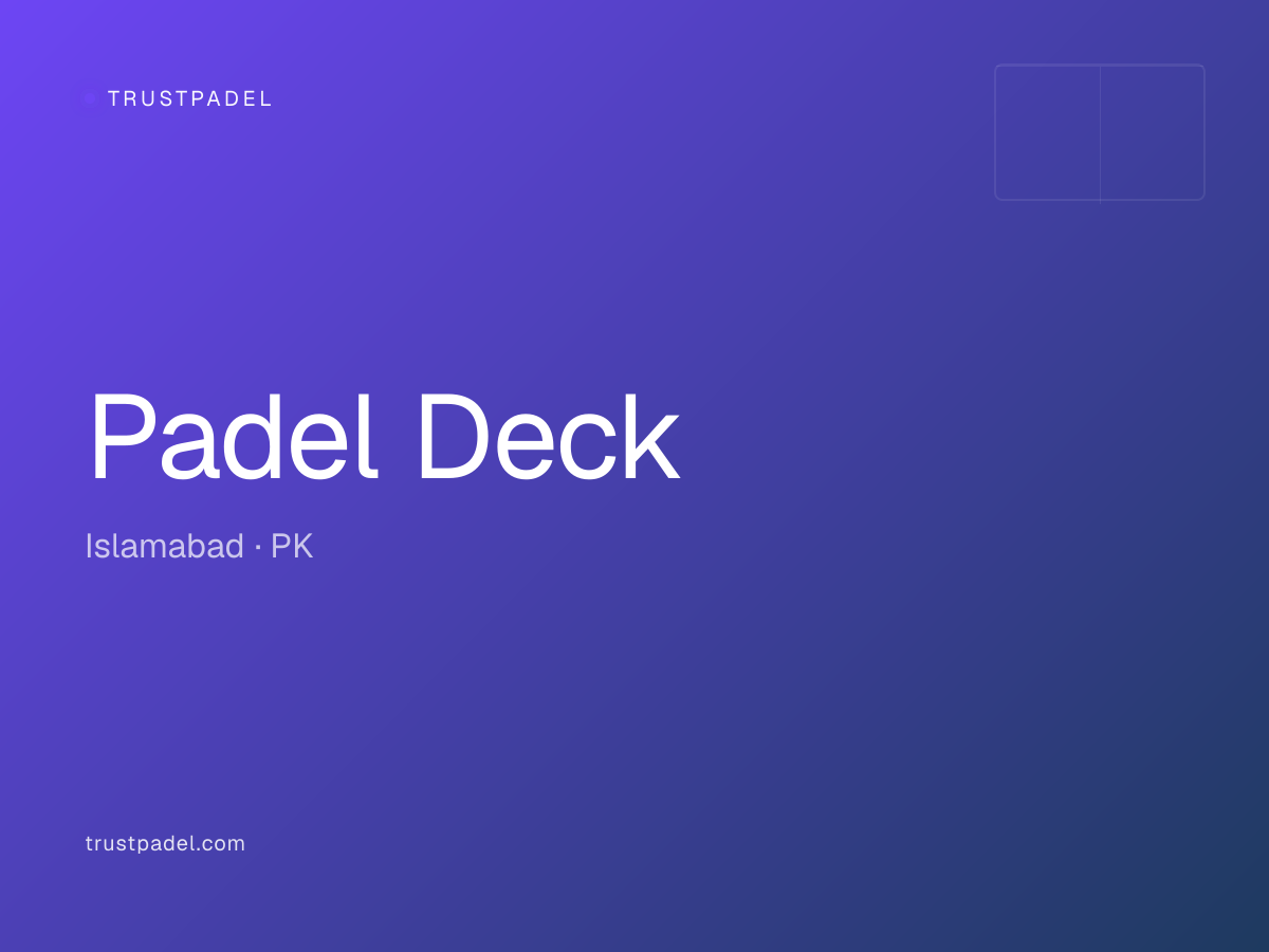 Padel Deck padel club