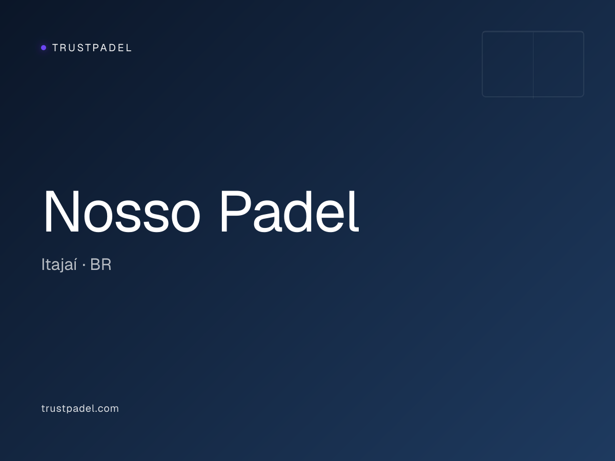 Nosso Padel padel club