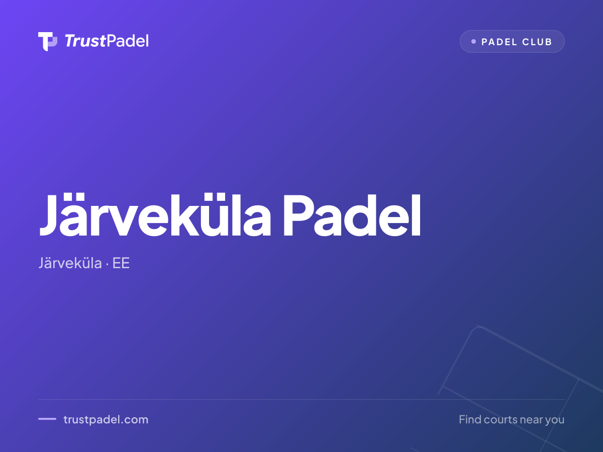 Järveküla Padel padel club