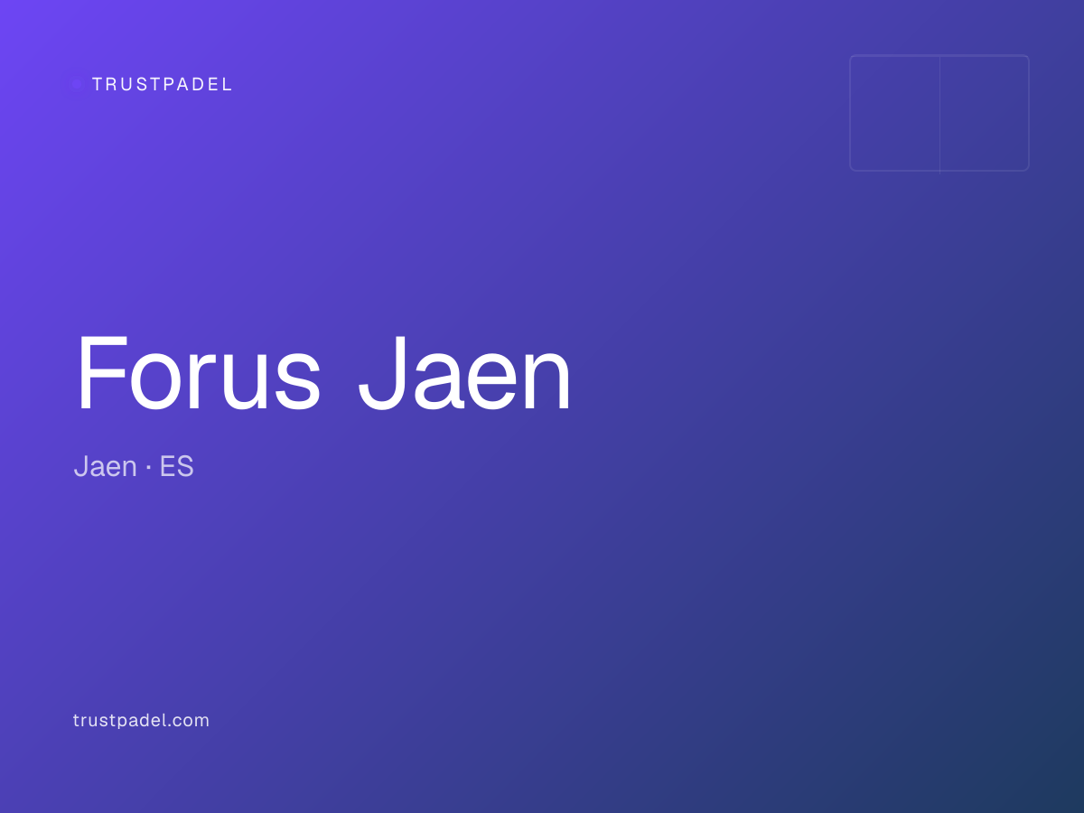 Forus Jaen padel club