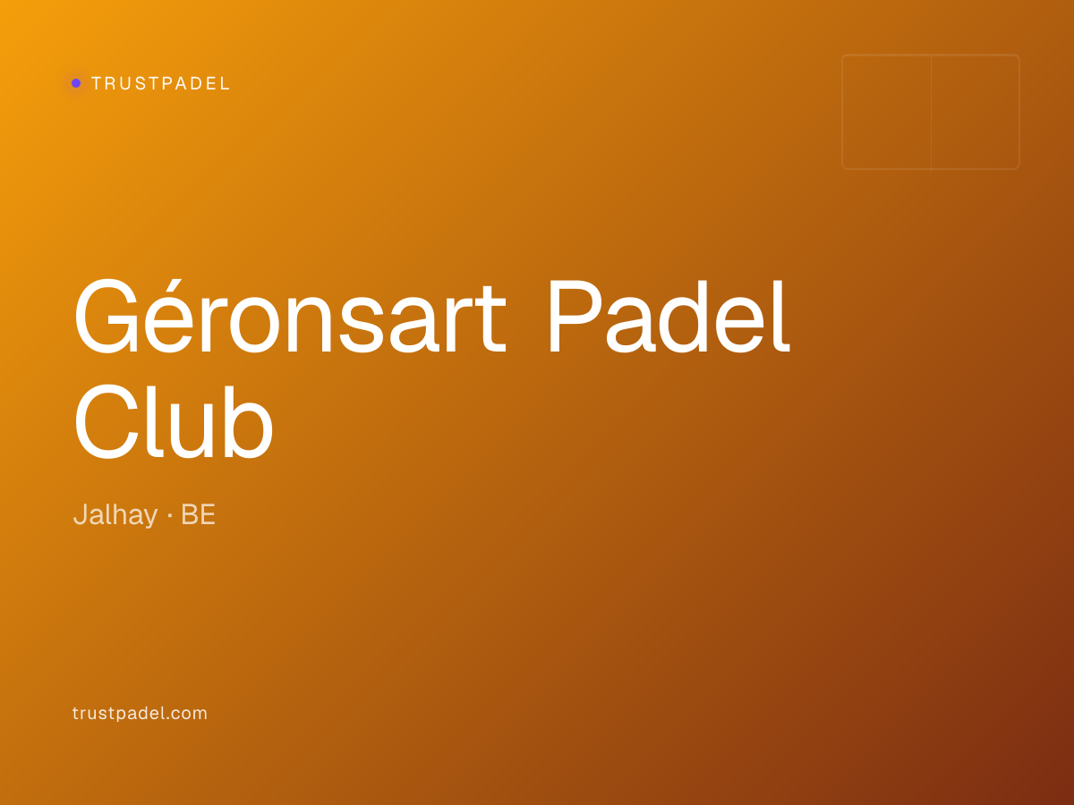 Géronsart Padel Club padel club