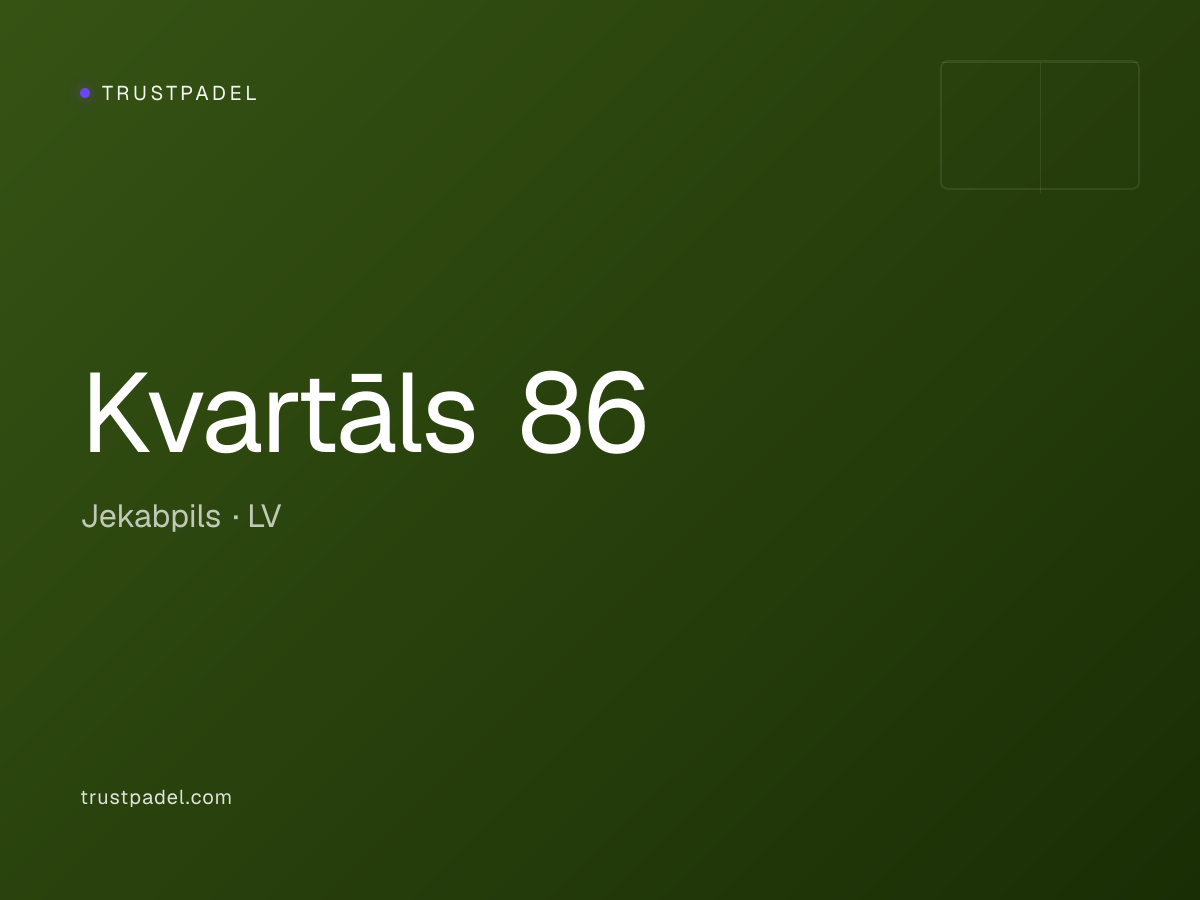 Kvartāls 86 padel club