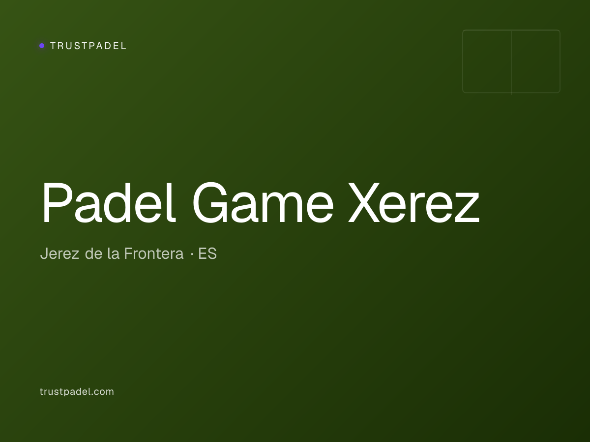 Padel Game Xerez padel club