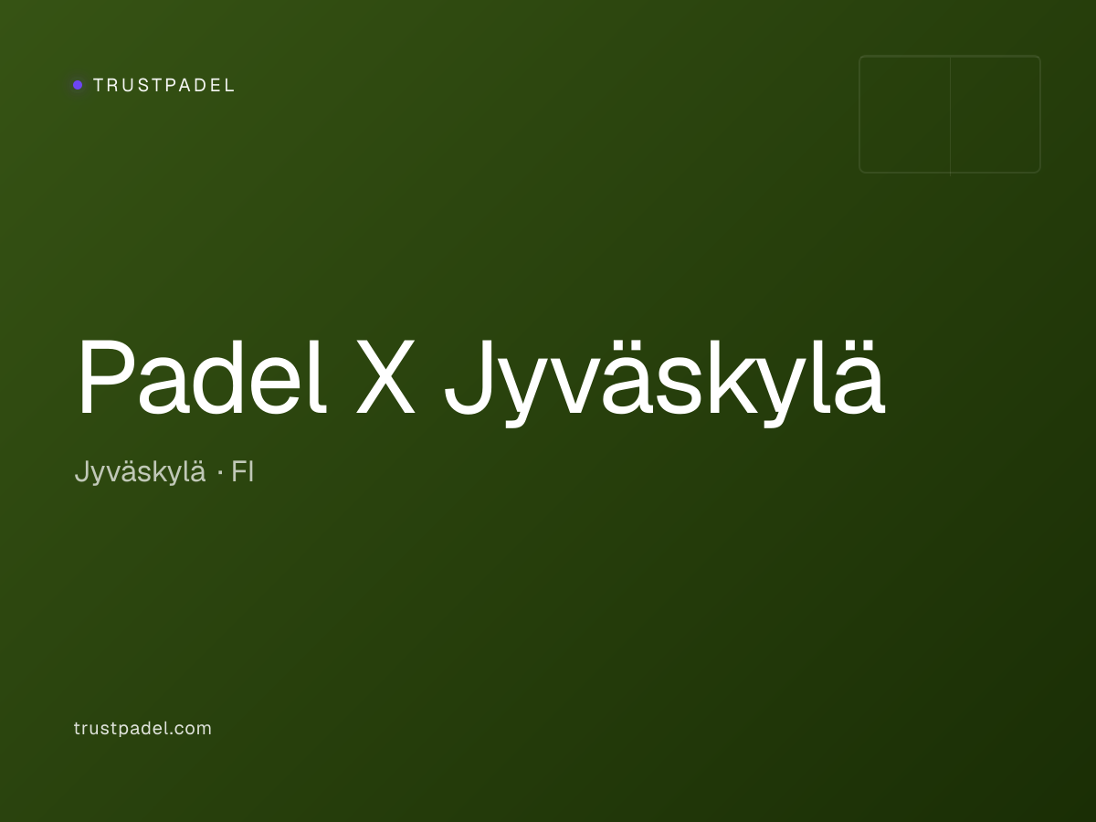 Padel X Jyväskylä padel club