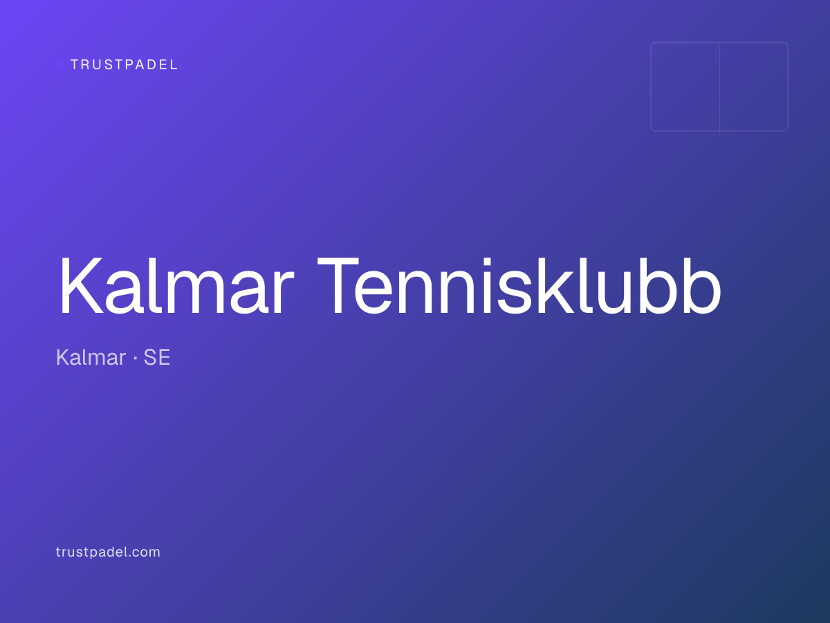 Kalmar Tennisklubb padel club