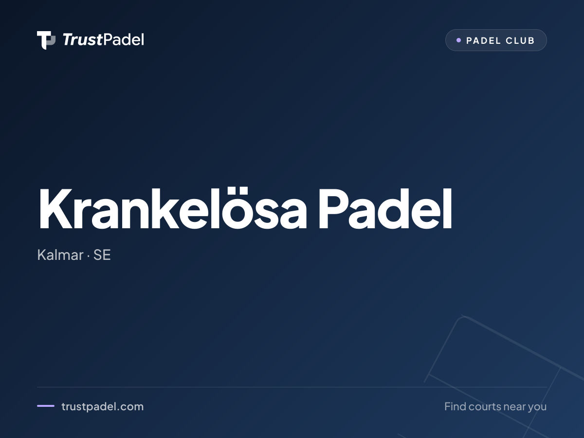 Krankelösa Padel padel club