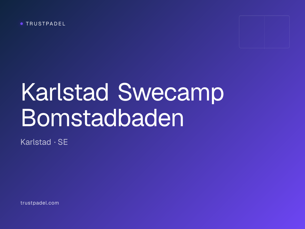 Karlstad Swecamp Bomstadbaden padel club