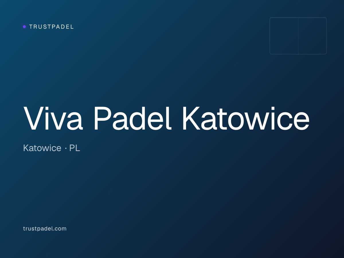 Viva Padel Katowice padel club