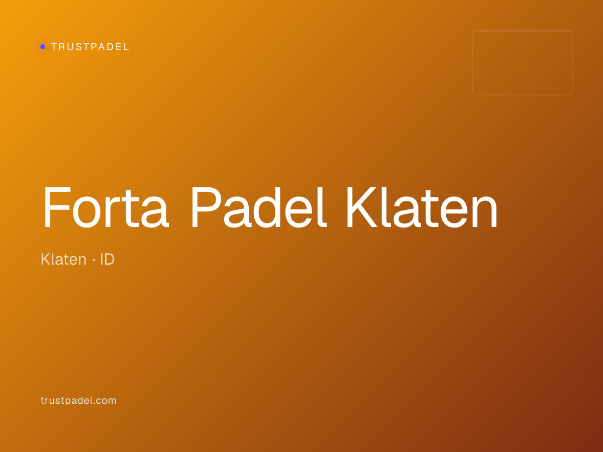 Forta Padel Klaten padel club