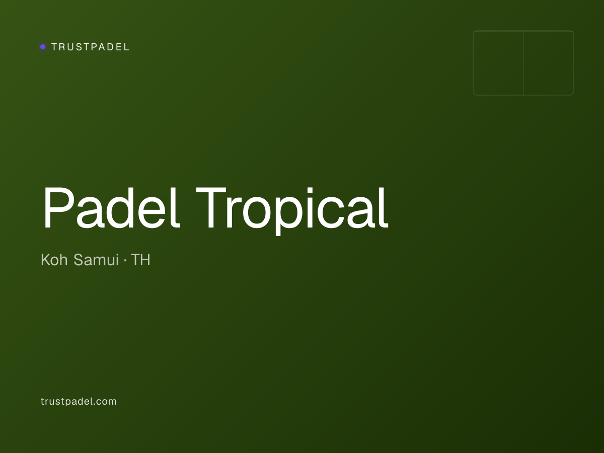 Padel Tropical padel club