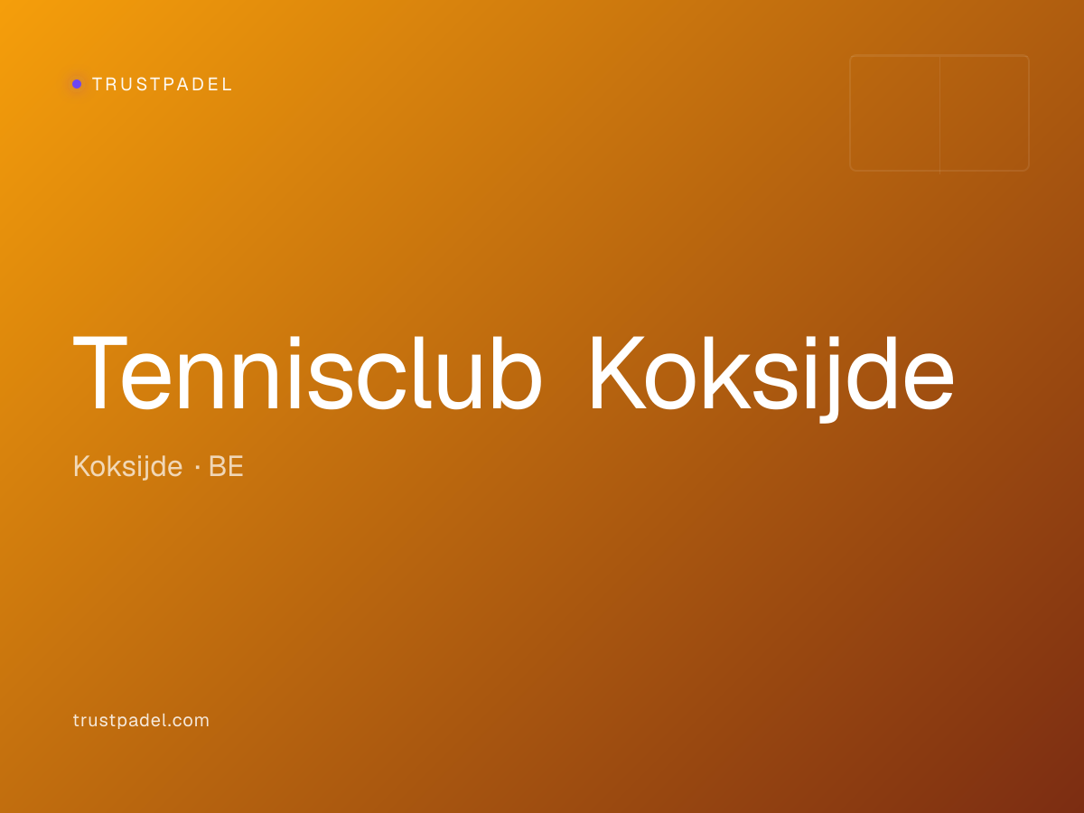 Tennisclub Koksijde padel club