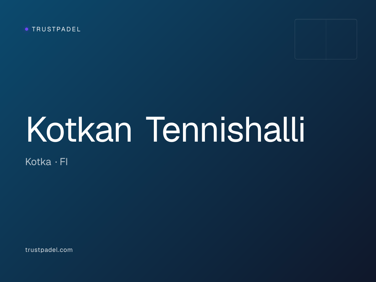 Kotkan Tennishalli padel club