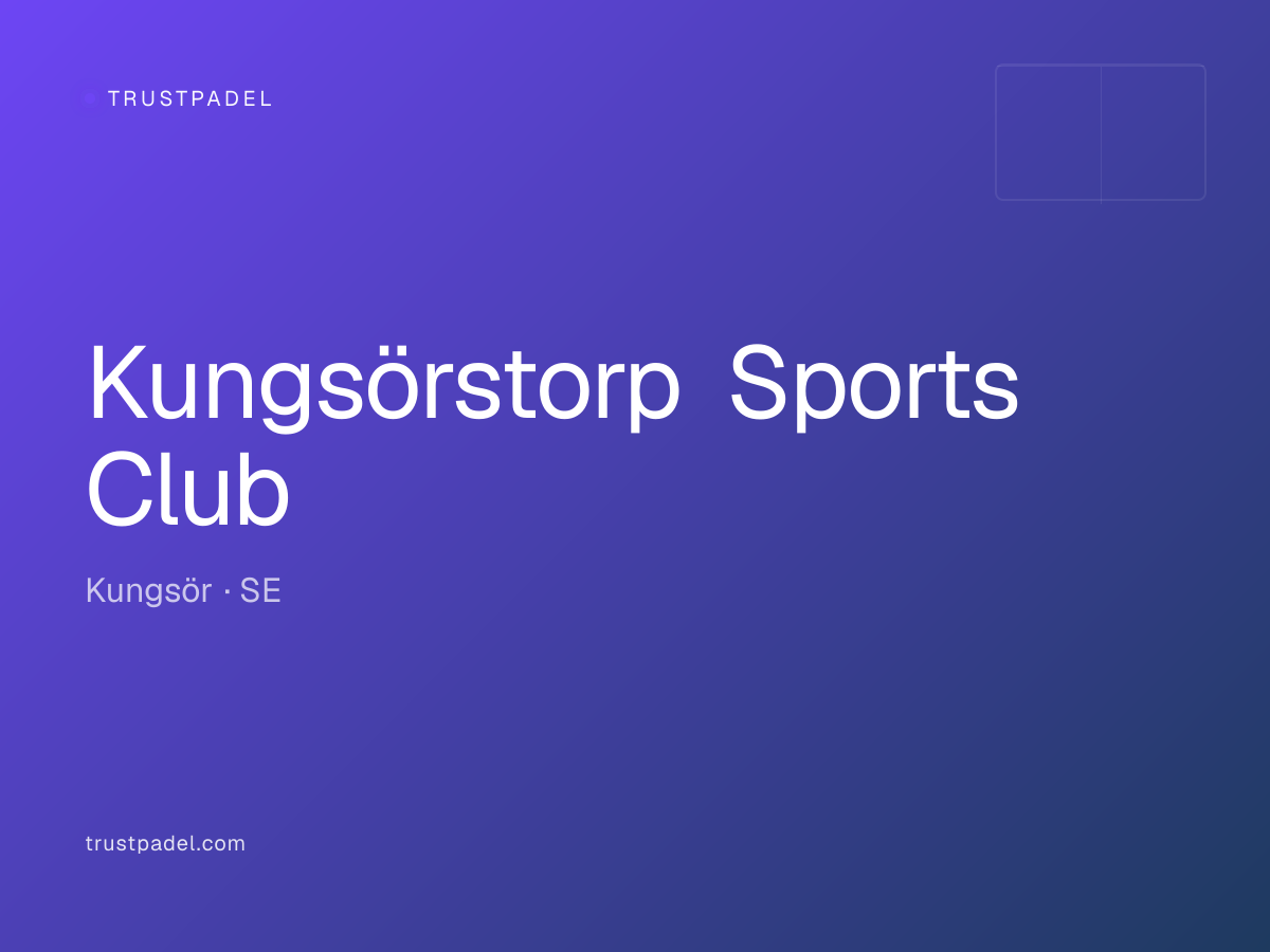 Kungsörstorp Sports Club padel club