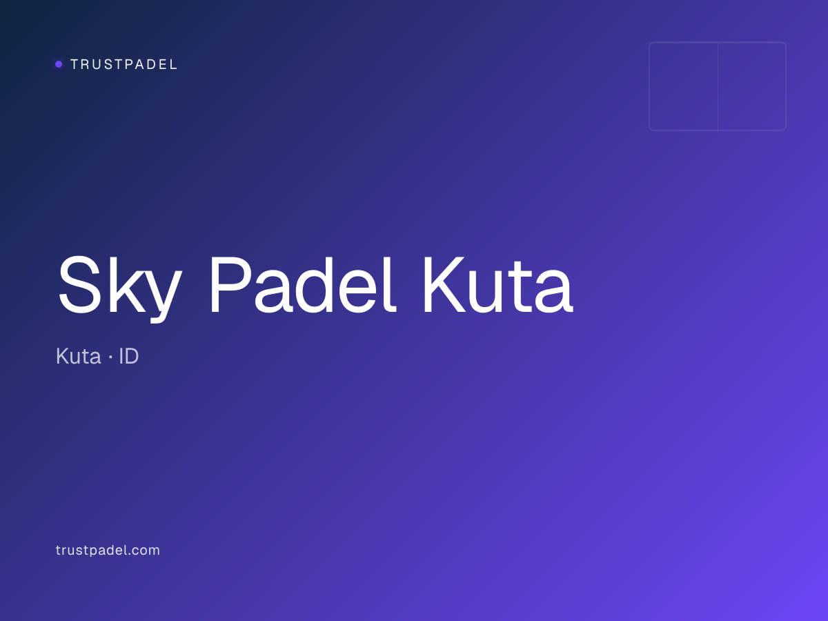 Sky Padel Kuta padel club