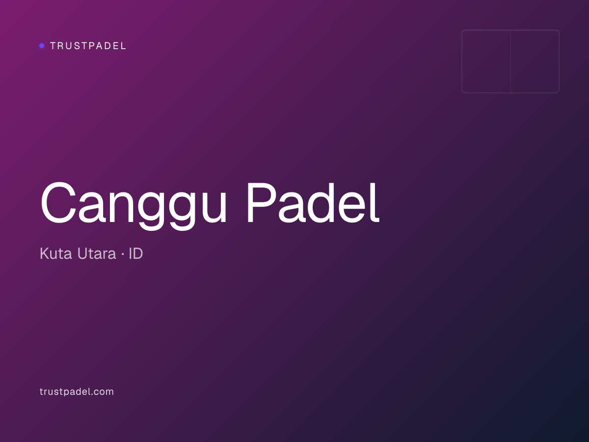 Canggu Padel padel club