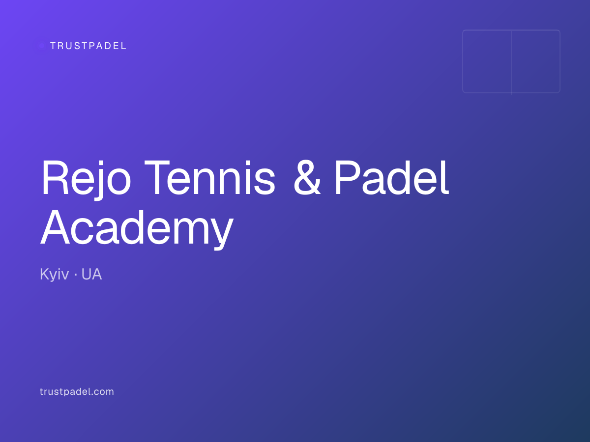 Rejo Tennis & Padel Academy padel club