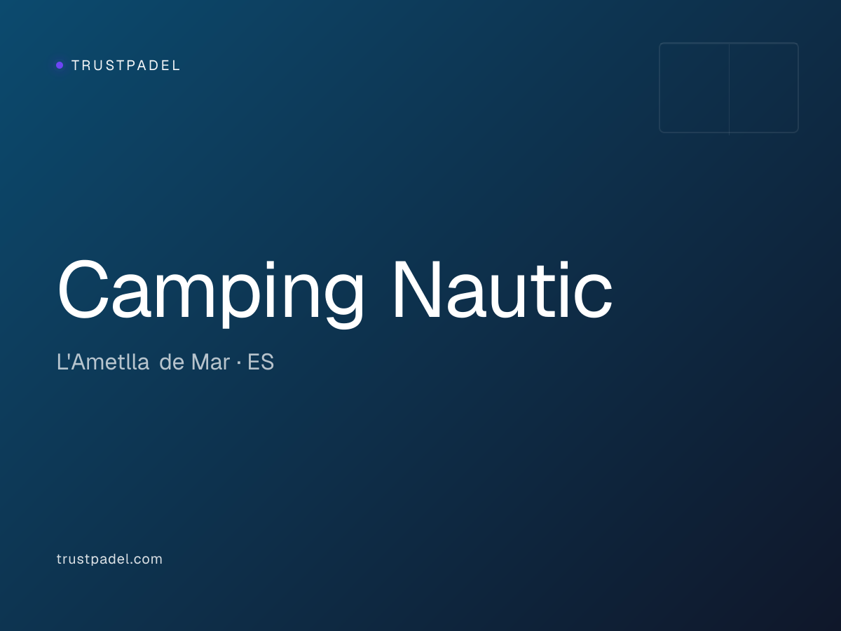 Camping Nautic padel club