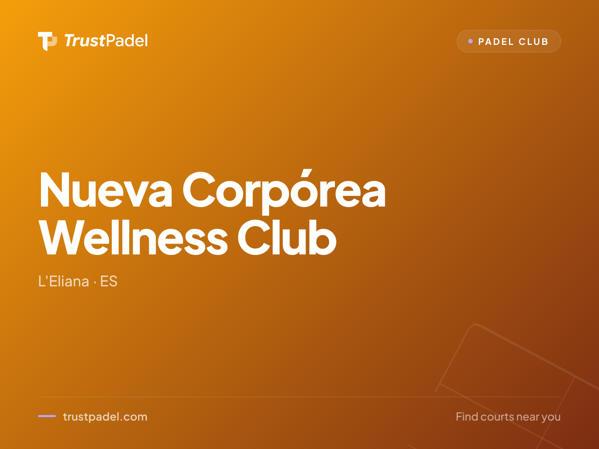 Nueva Corpórea Wellness Club padel club