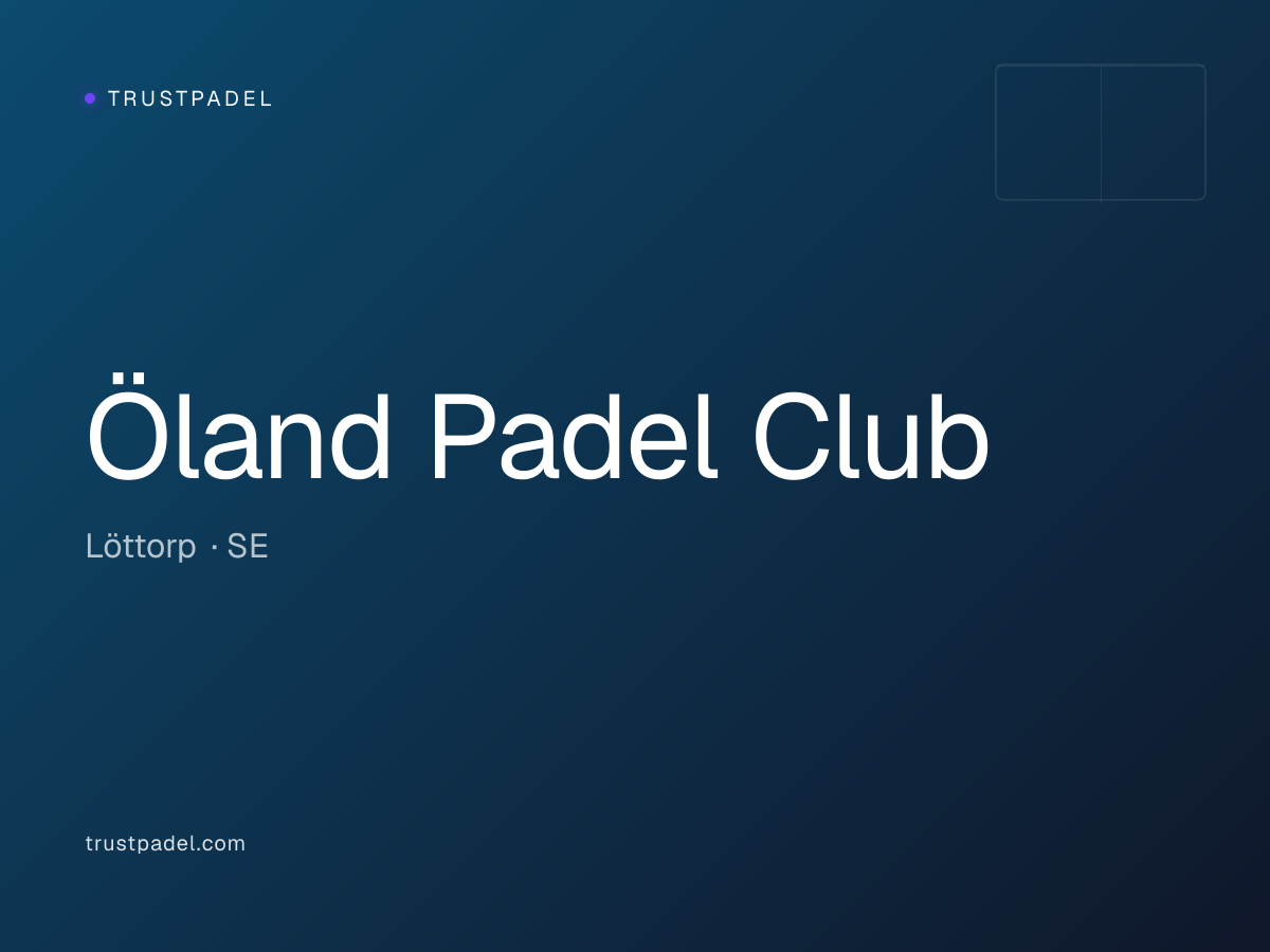 Öland Padel Club padel club