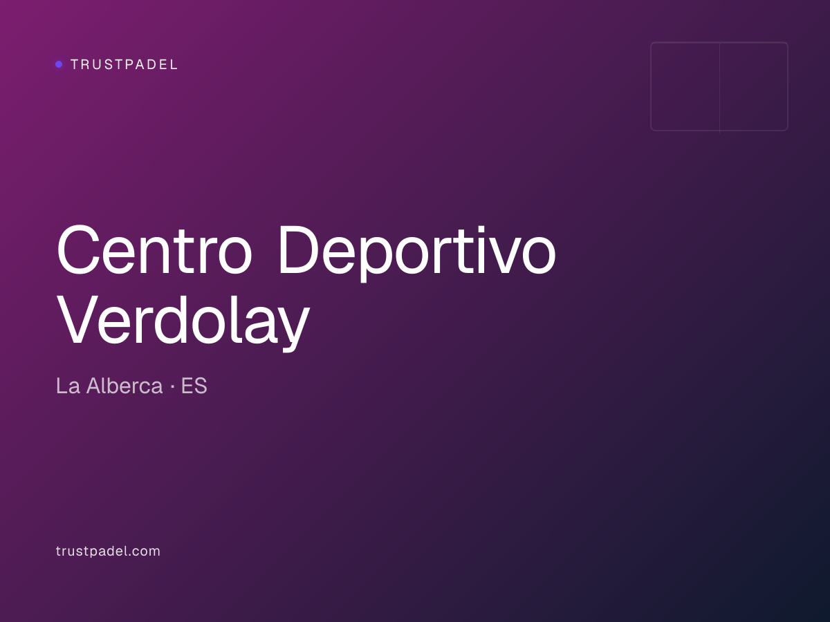 Centro Deportivo Verdolay padel club
