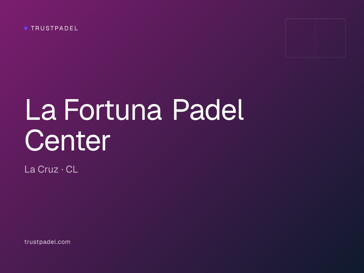 La Fortuna Padel Center padel club