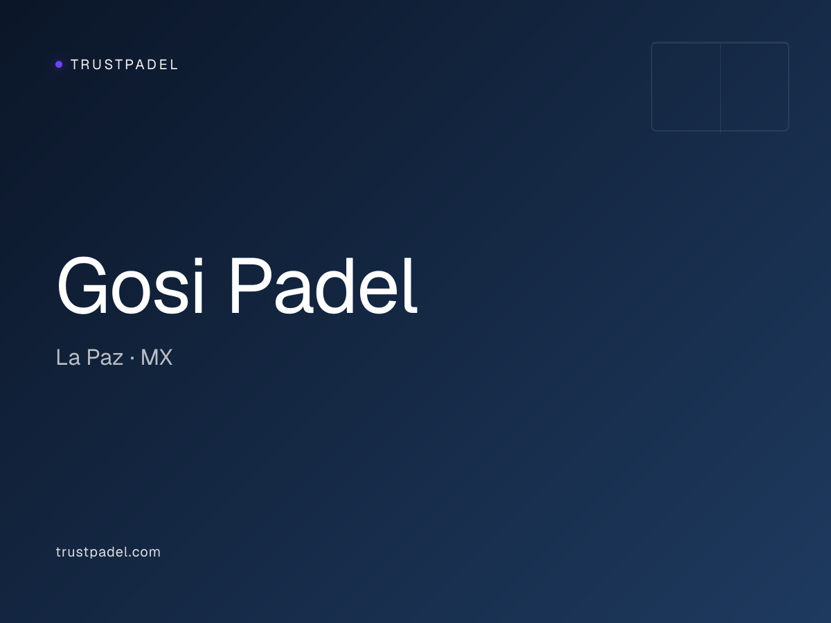 Gosi Padel padel club