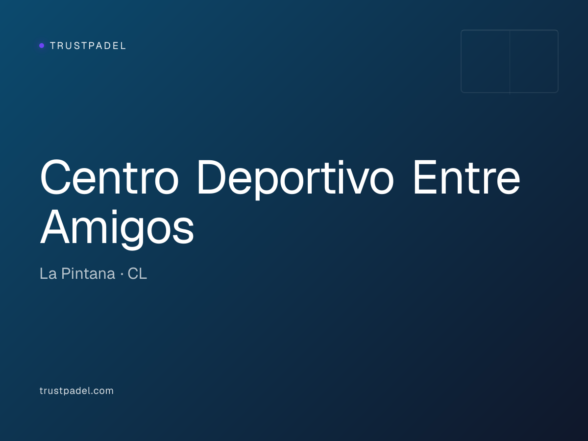 Centro Deportivo Entre Amigos padel club