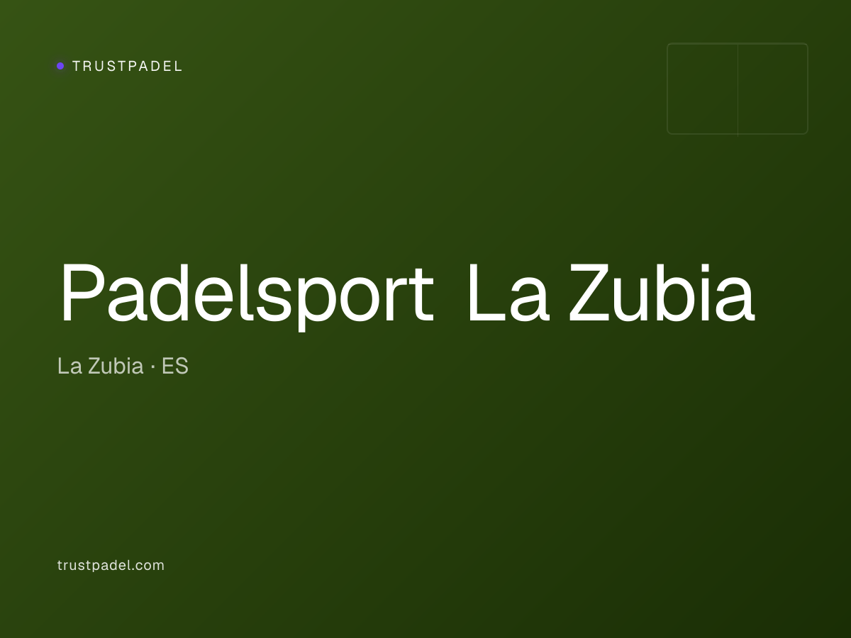 Padelsport La Zubia padel club