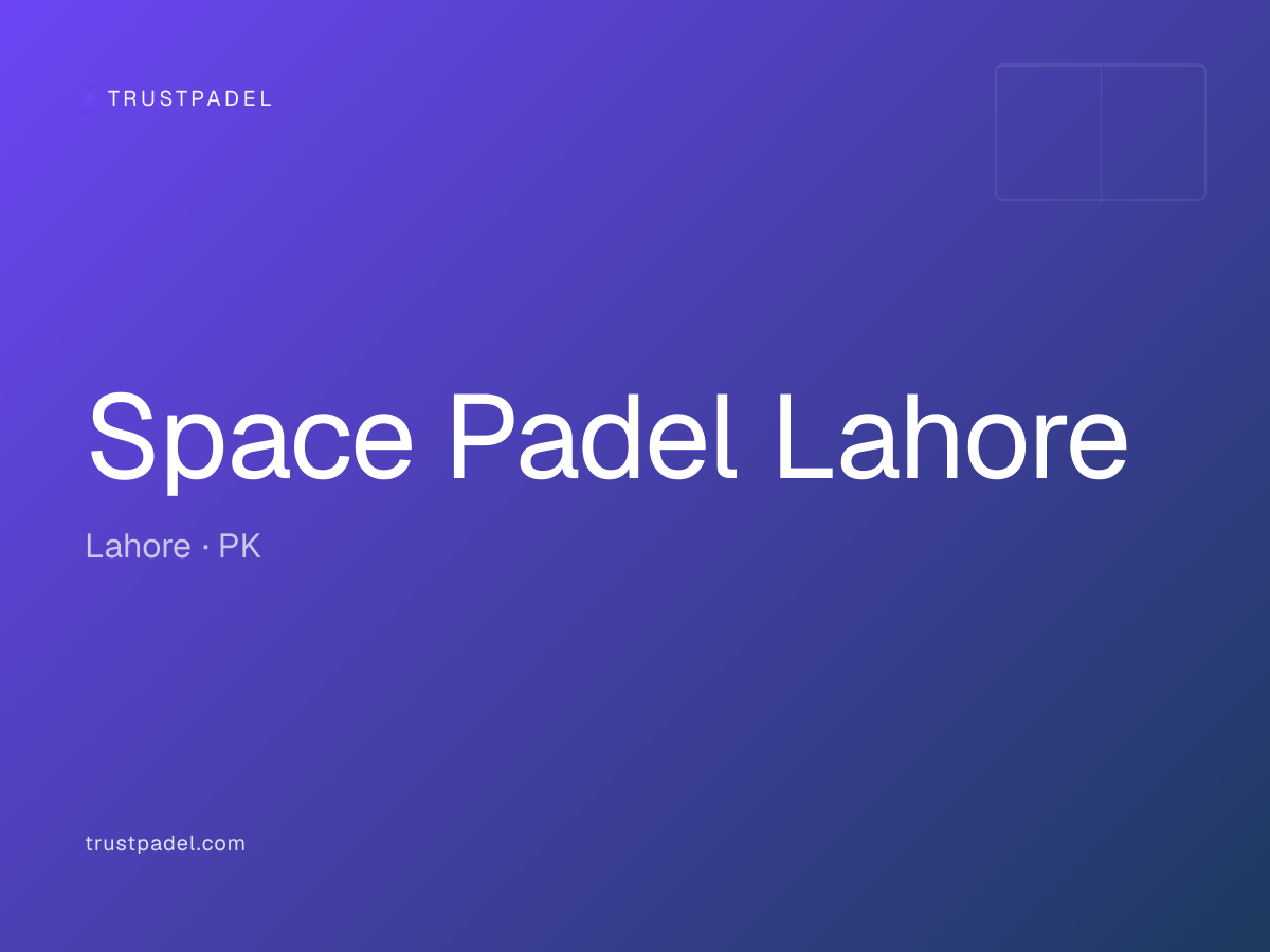 Space Padel Lahore padel club