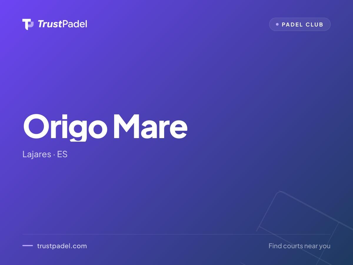 Origo Mare padel club